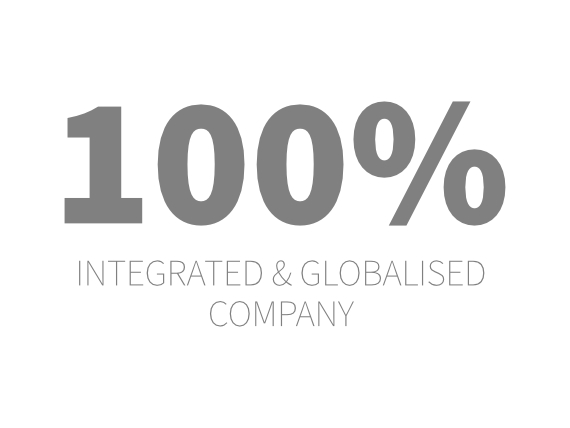 100% vertikal integriertes Unternehmen