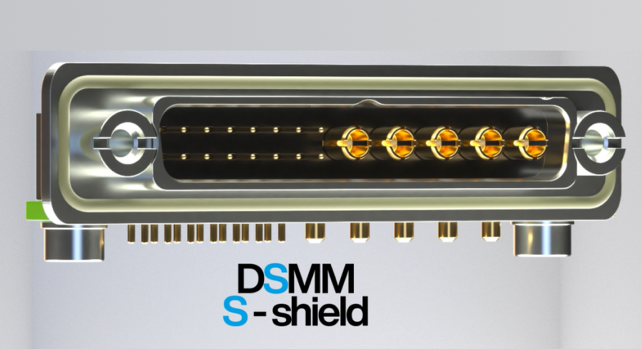 dsmm emi shielded connector