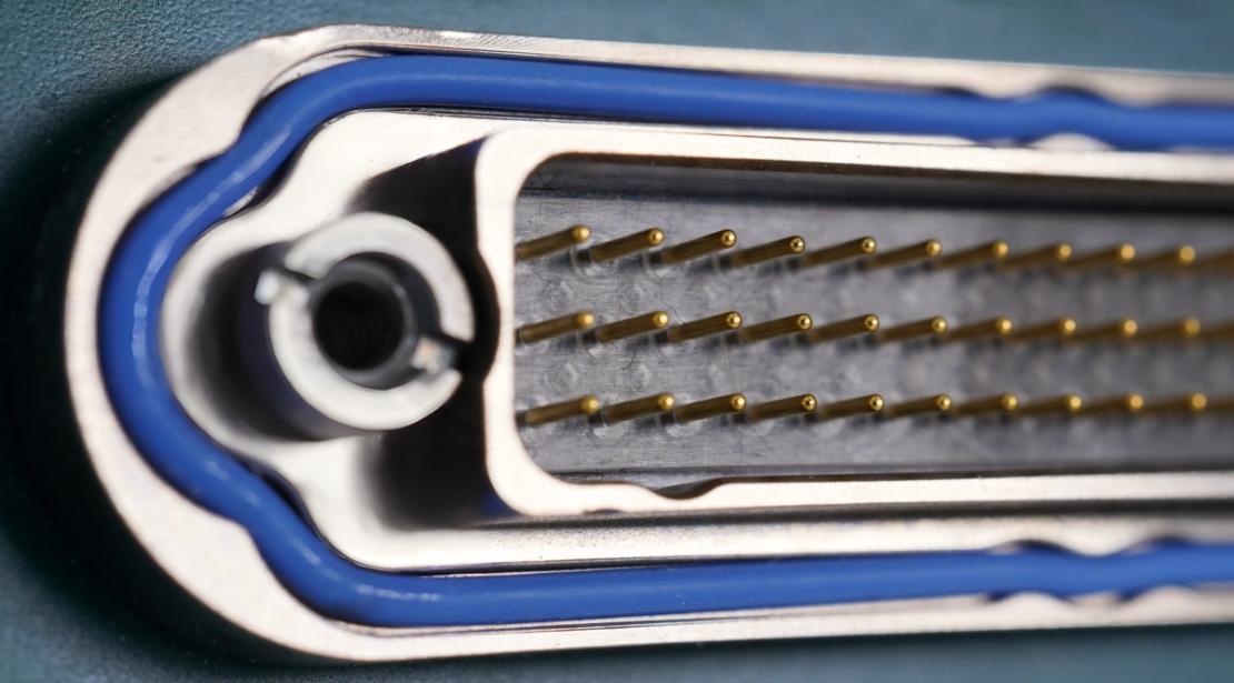 IP 67 connector close up