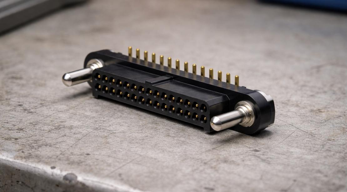 3D render connector emm smt cmm pf press fit