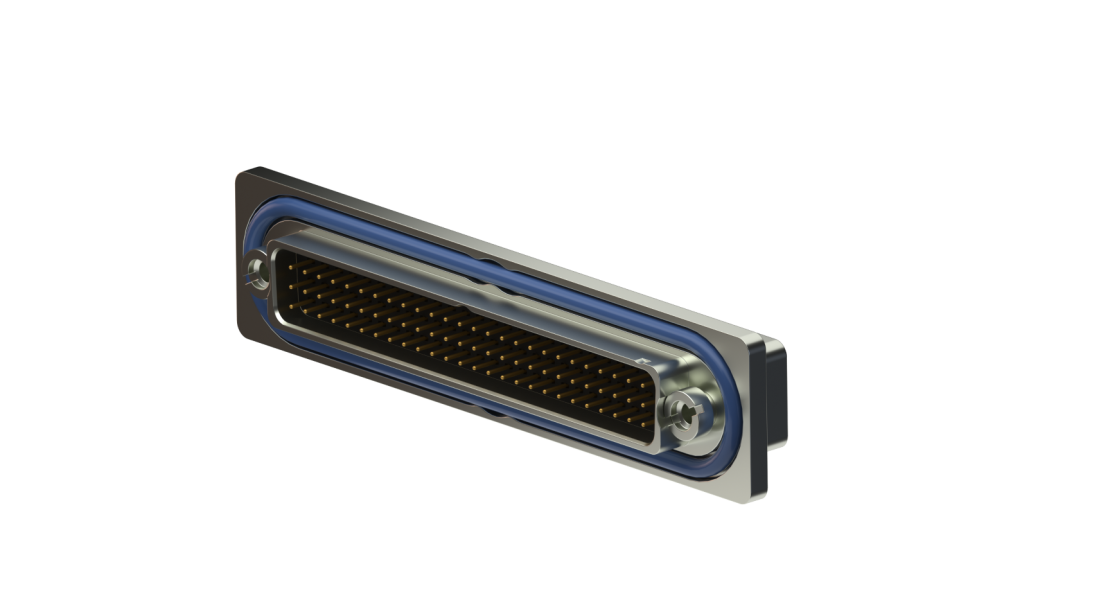 DMM connector with enhanced moisture resistance and backpotting