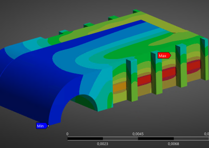 Simulating contact heating derating