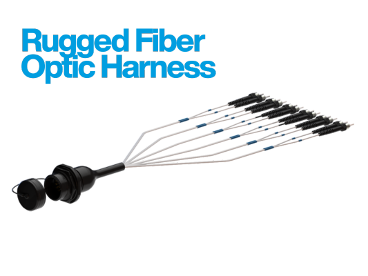 rugged fibre optic harness